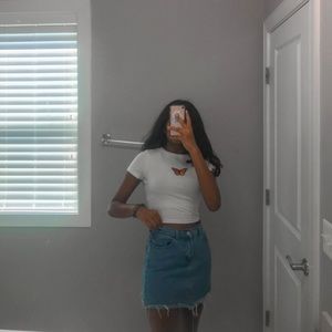 John Galt denim skirt
